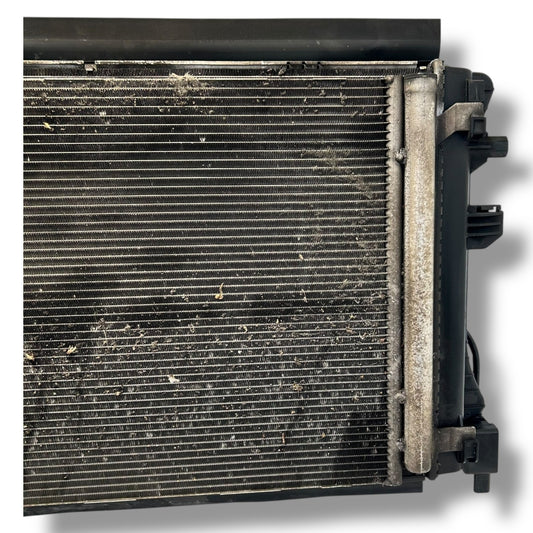 KIT RADIATORI + ELETTROVENTOLA SEAT LEON SW 1.4 TGI (2013-2017) CONDENSATORE